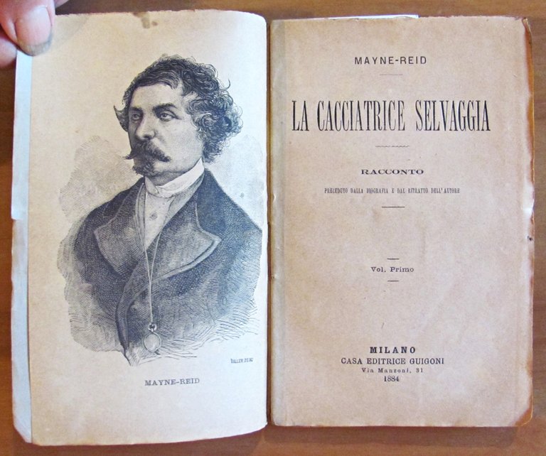 LA CACCIATRICE SELVAGGIA - 2 Volumi, Completo, 1884