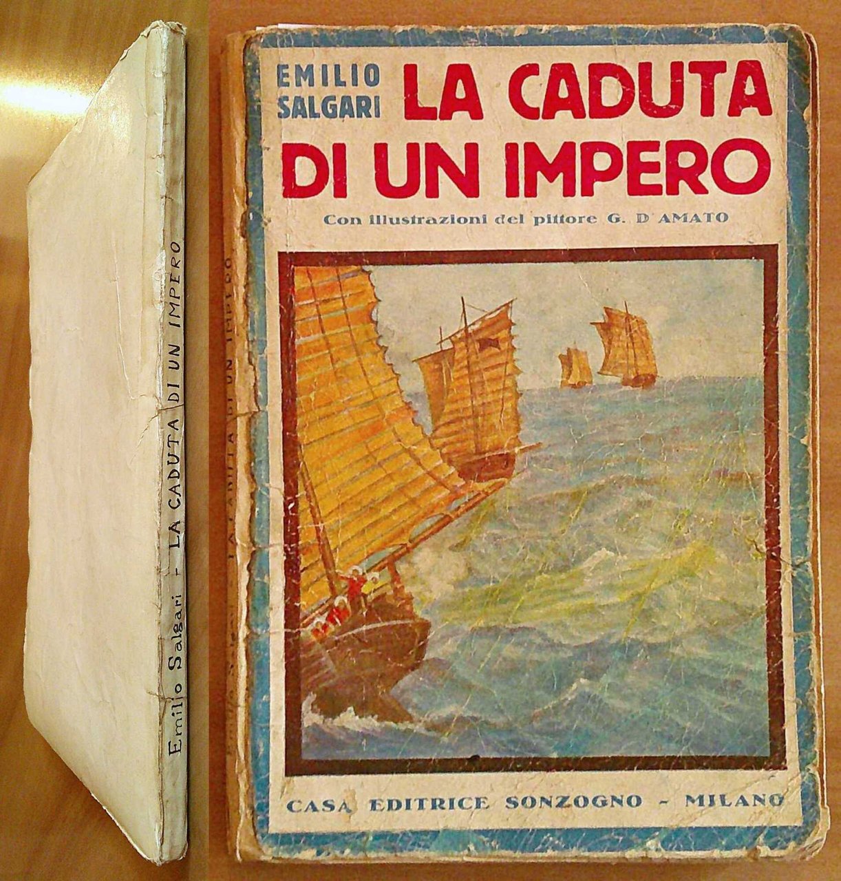 LA CADUTA DI UN IMPERO, 1938 - ill. D'AMATO