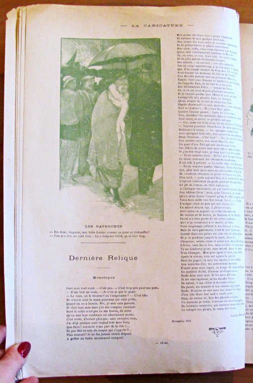LA CARICATURE, NUMERO DE FIN D'ANNEE 1891