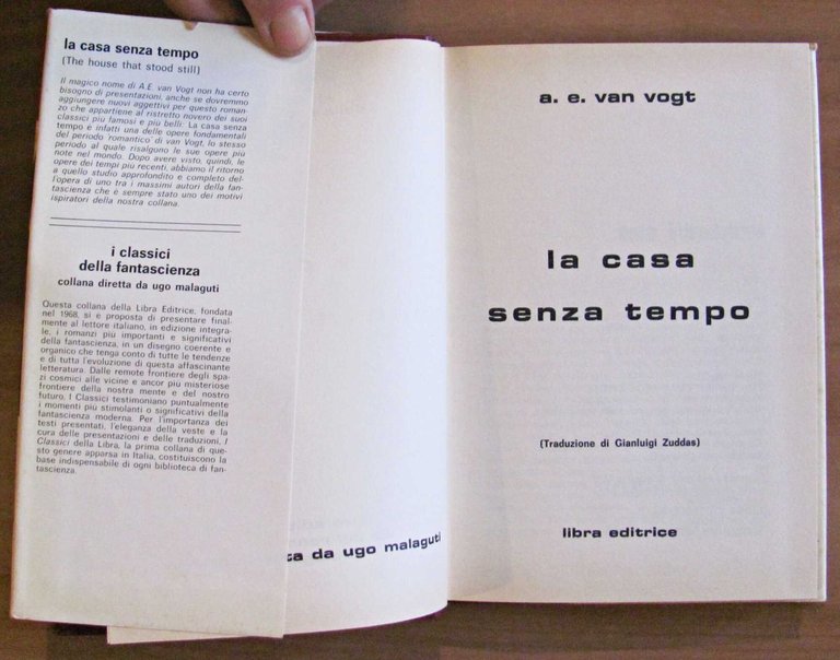 LA CASA SENZA TEMPO - Libra N.58, I ed. 1981