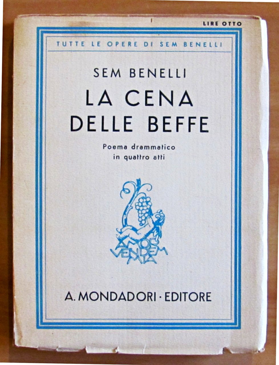 LA CENA DELLE BEFFE - POEMA BUFFONESCO IN QUATTRO ATTI