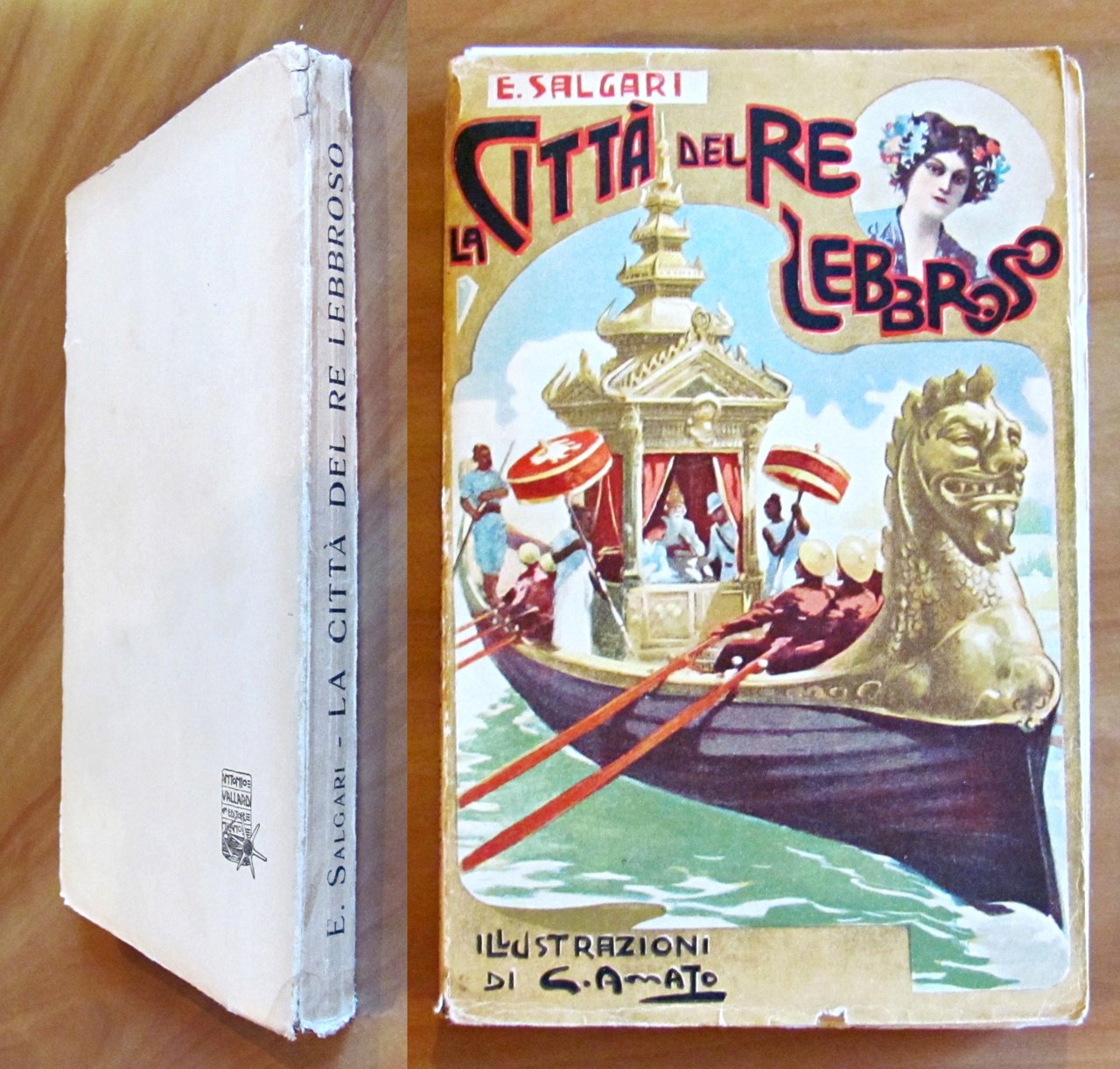 LA CITTA' DEL RE LEBBROSO, 1928 - ill. AMATO