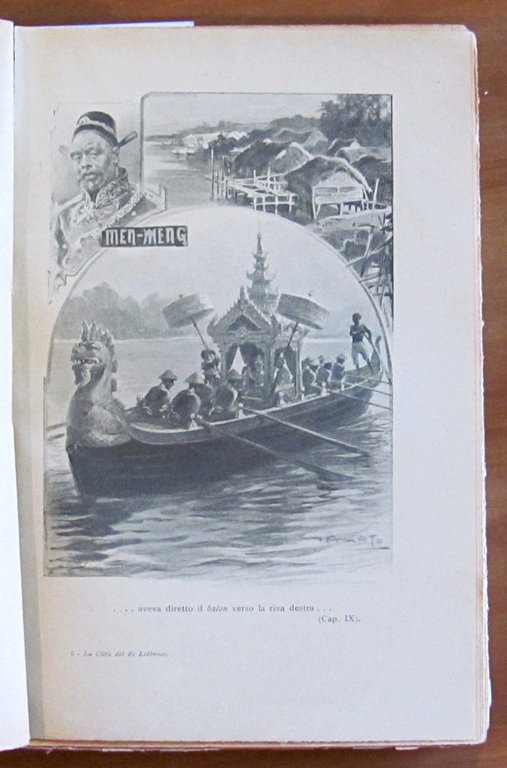 LA CITTA' DEL RE LEBBROSO, 1928 - ill. AMATO