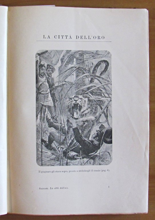 LA CITTA' DELL'ORO, I edizione 1898 - ill. BONAMORE