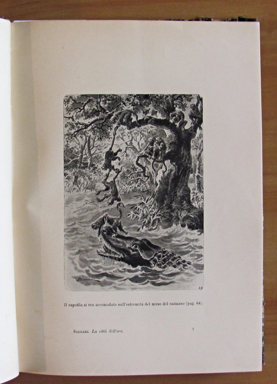 LA CITTA' DELL'ORO, I edizione 1898 - ill. BONAMORE