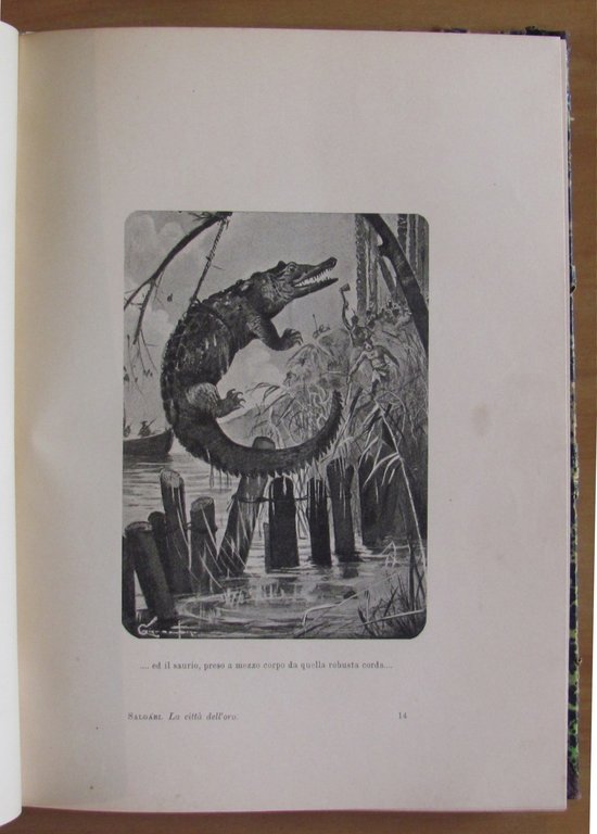 LA CITTA' DELL'ORO, I edizione 1898 - ill. BONAMORE