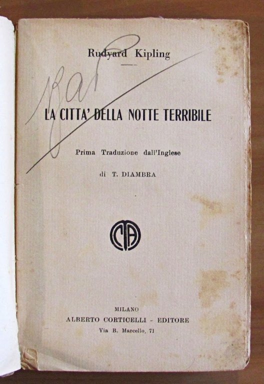 LA CITTA' DELLA NOTTE TERRIBILE