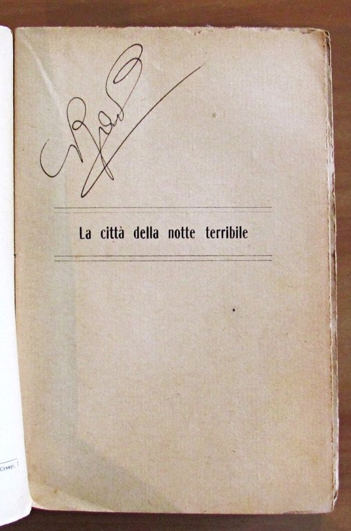 LA CITTA' DELLA NOTTE TERRIBILE