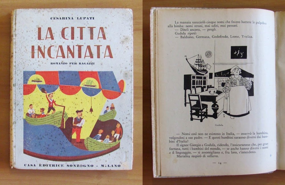 La città incantata - Biblioteca dei Fanciulli, I ed. 1945 …