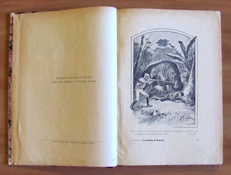 LA COSTA D'AVORIO, 1903 - ill. GAMBA