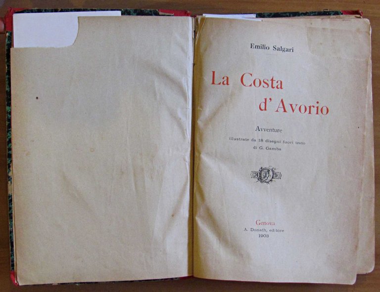 LA COSTA D'AVORIO, I ed. 1903 - ill. G. GAMBA | Immagine Gallery 2