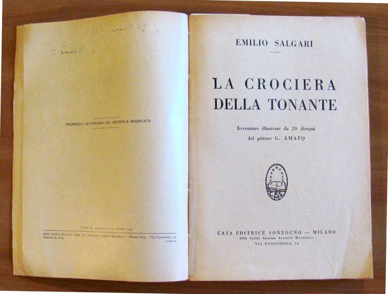 LA CROCIERA DELLA TONANTE, 1929