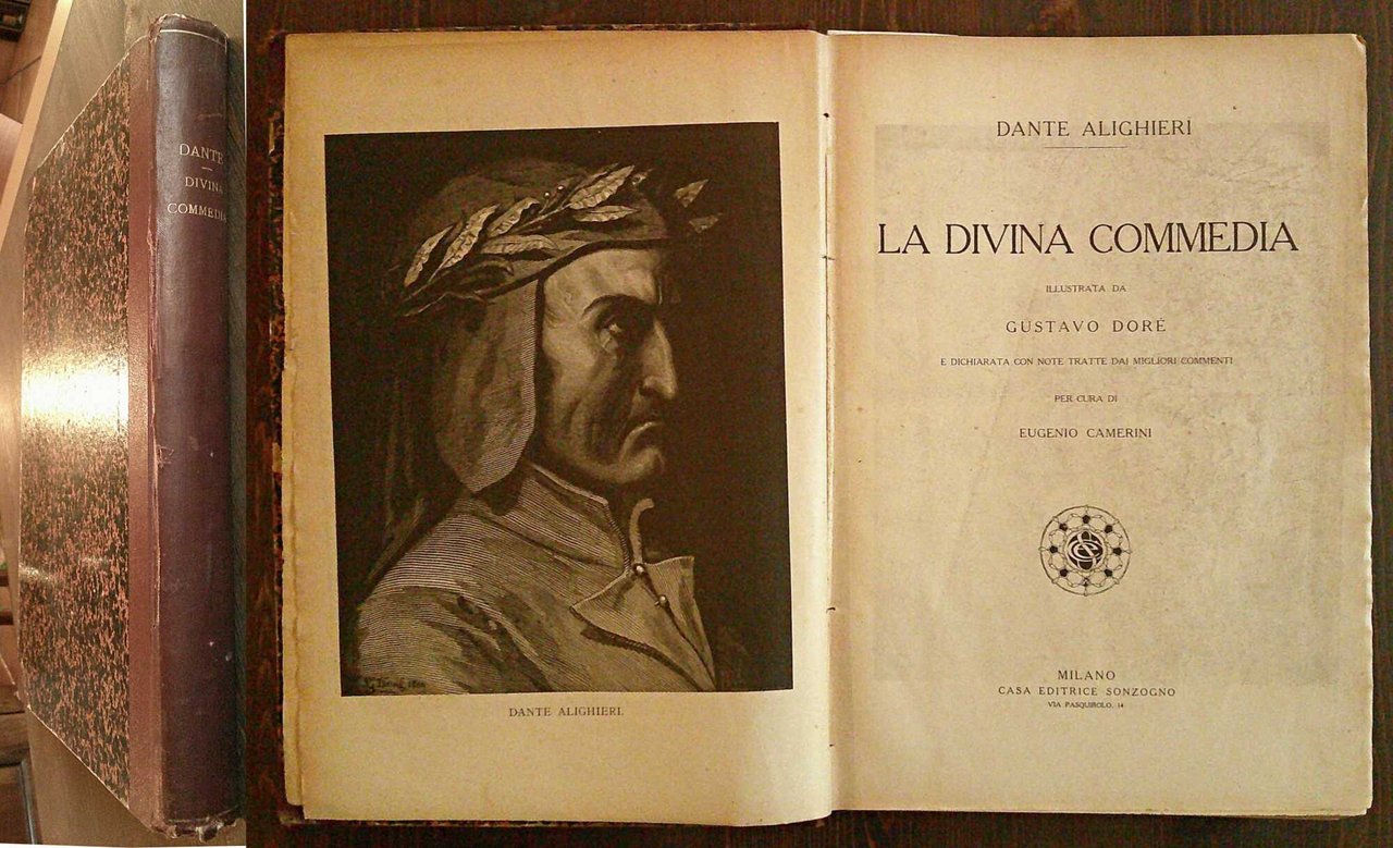 LA DIVINA COMMEDIA - Biblioteca Classica Illustrata, 1910 ca. - …