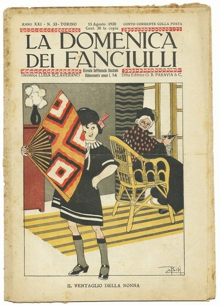 LA DOMENICA DEI FANCIULLI N.33 del 15 Agosto 1920