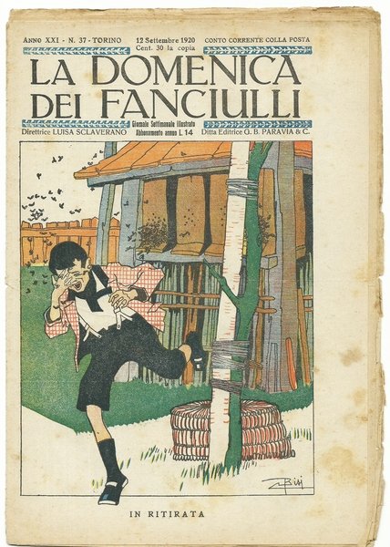 LA DOMENICA DEI FANCIULLI N.37 del 12 Settembre 1920