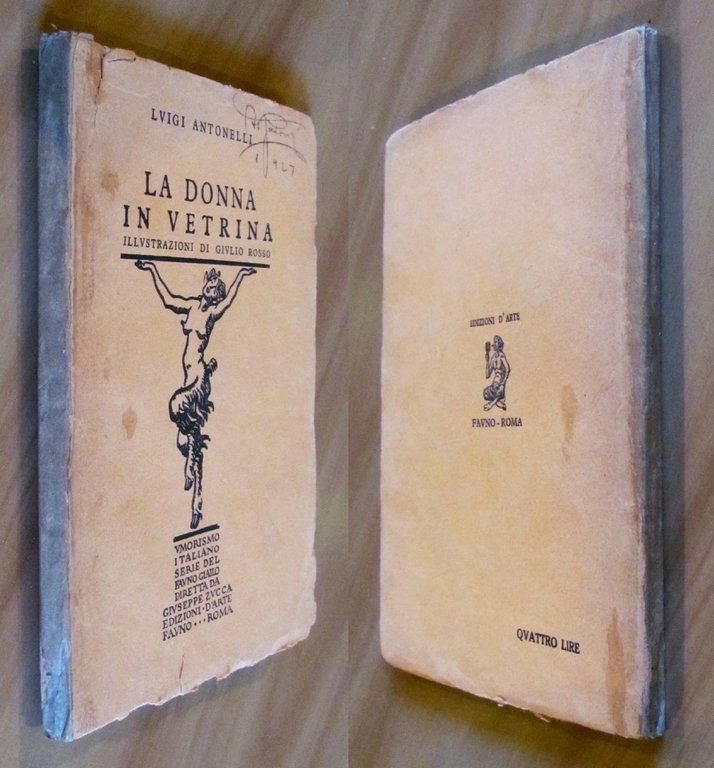 LA DONNA IN VETRINA - Collana AL FAUNO GIALLO, 1926