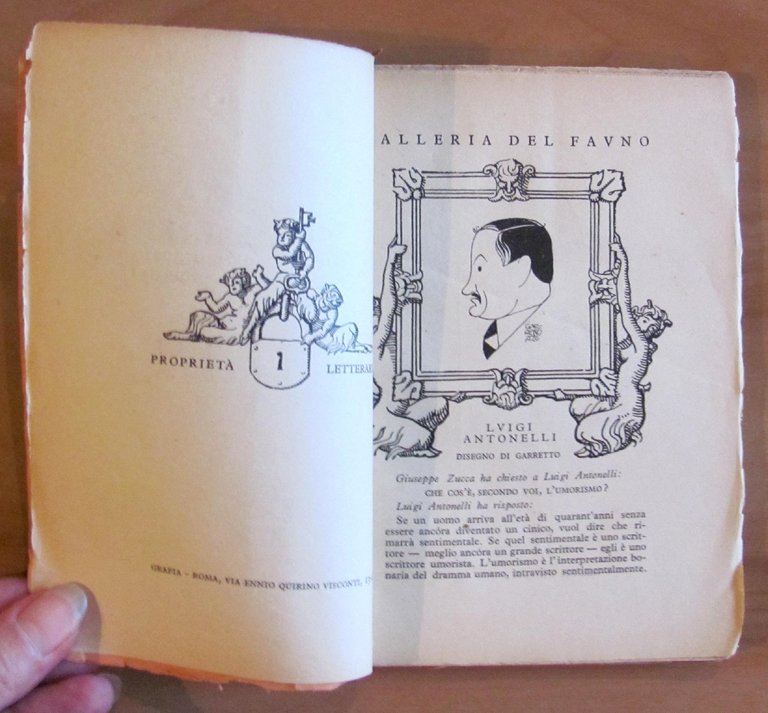 LA DONNA IN VETRINA - Collana AL FAUNO GIALLO, 1926