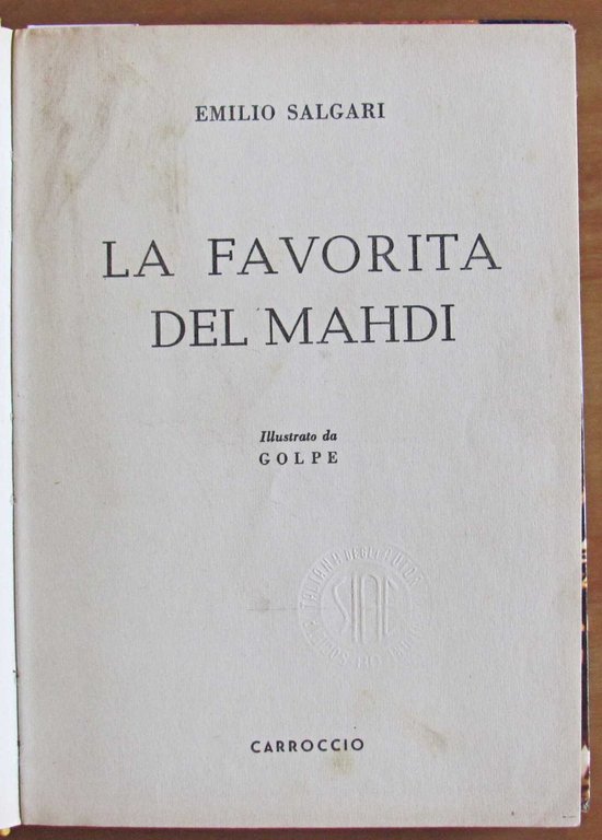 LA FAVORITA DEL MAHDI - Collana Nord-Ovest - ill. GOLPE | Immagine Gallery 2