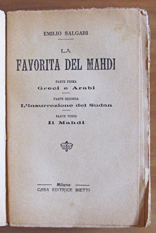 LA FAVORITA DEL MAHDI - Parte I, II e III …