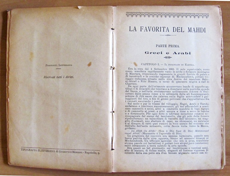 LA FAVORITA DEL MAHDI - Parte I, II e III, …