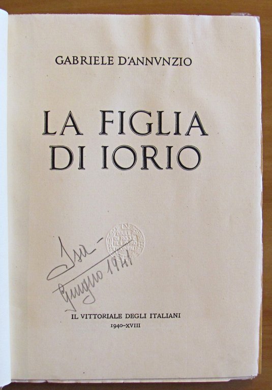 LA FIGLIA DI IORIO