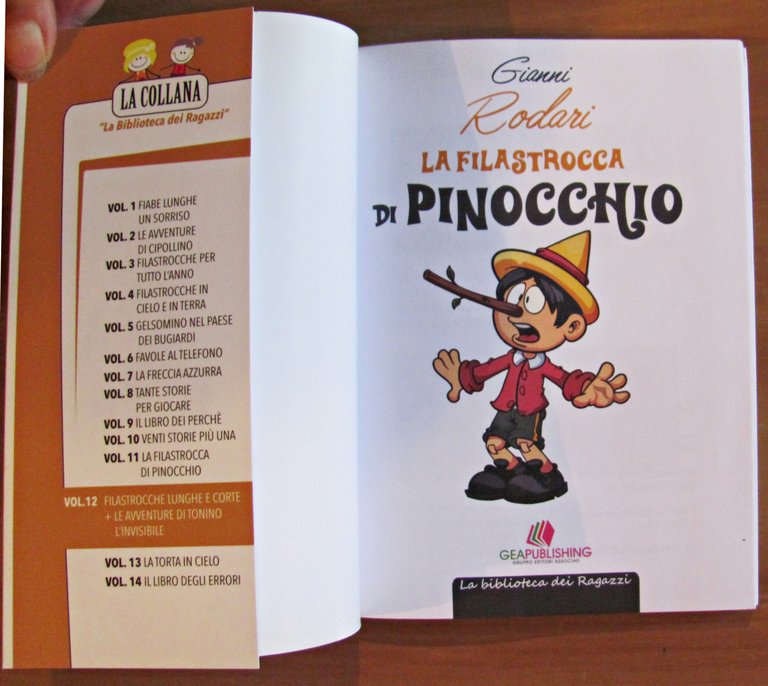 LA FILASTROCCA DI PINOCCHIO - Coll. La Biblioteca dei Ragazzi, …