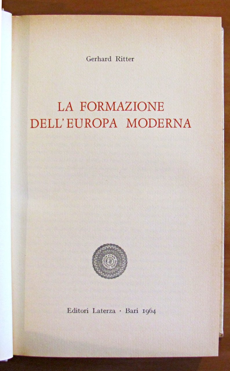 LA FORMAZIONE DELL'EUROPA MODERNA