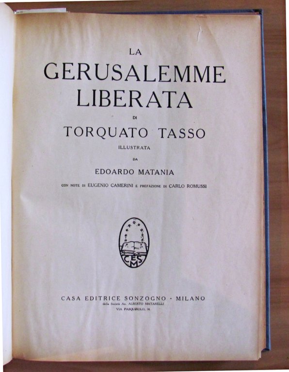 LA GERUSALEMME LIBERATA