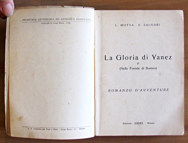 LA GLORIA DI JANEZ Nelle foreste di Borneo Vol. I, …