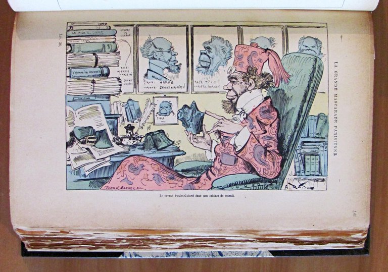 LA GRANDE MASCARADE PARISIENNE, 1880 - ill. ROBIDA