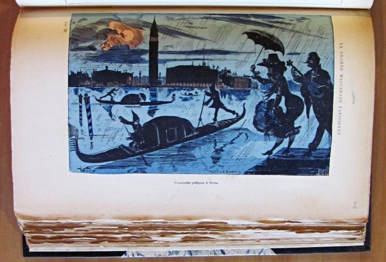 LA GRANDE MASCARADE PARISIENNE, 1880 - ill. ROBIDA