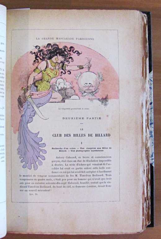 LA GRANDE MASCARADE PARISIENNE, 1880 - ill. ROBIDA