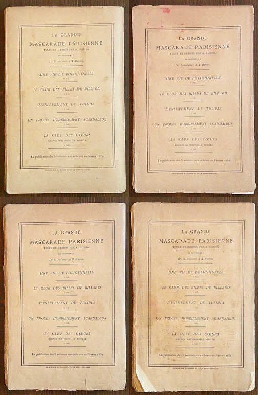 LA GRANDE MASCARADE PARISIENNE Part II-V, 1880 ca.
