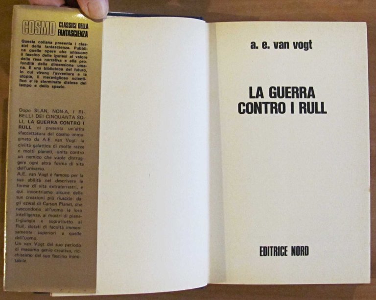 LA GUERRA CONTRO I RULL - Cosmo Oro, I ed. …