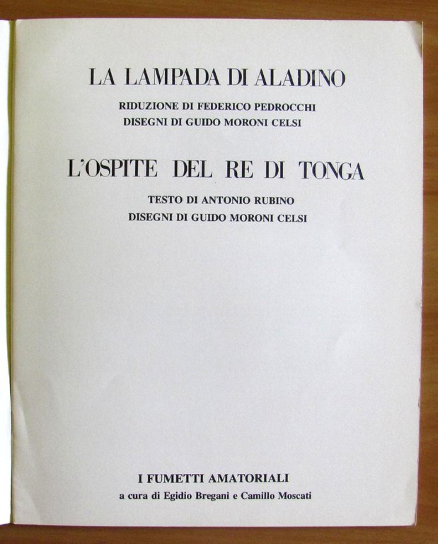 La Lampada di Aladino e L'Ospite del Re di Tonga