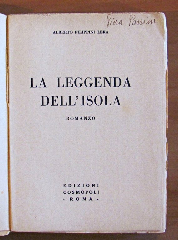 LA LEGGENDA DELL'ISOLA