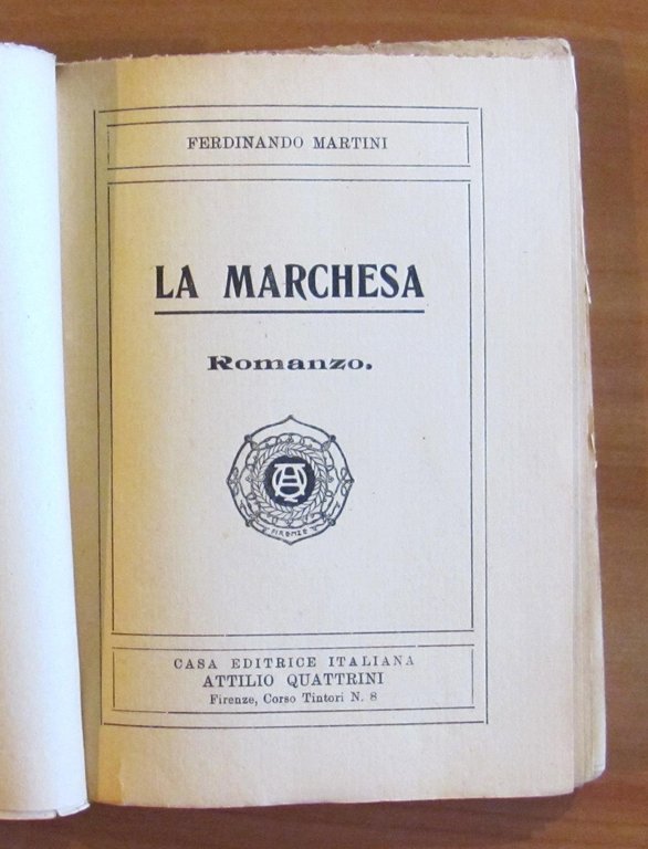 LA MARCHESA - Collana Il Romanzo Universale