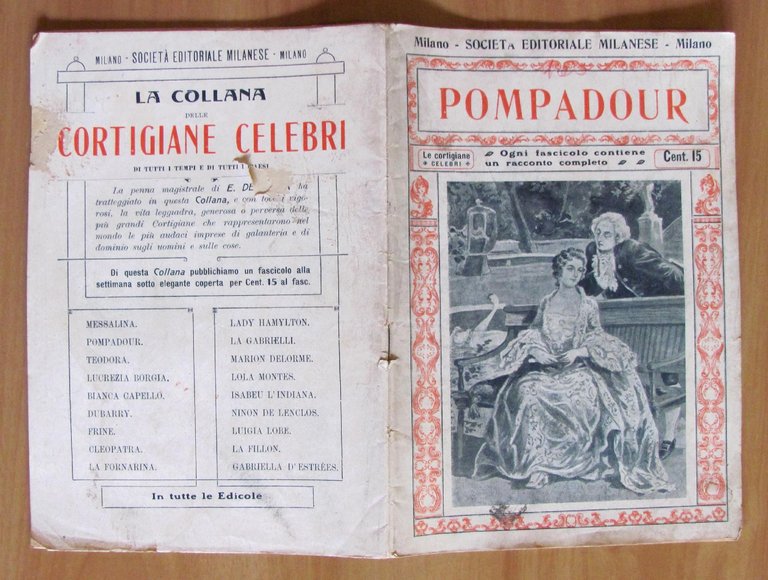 LA MARCHESA DI POMPADOUR - Collana LE CORTIGIANE CELEBRI