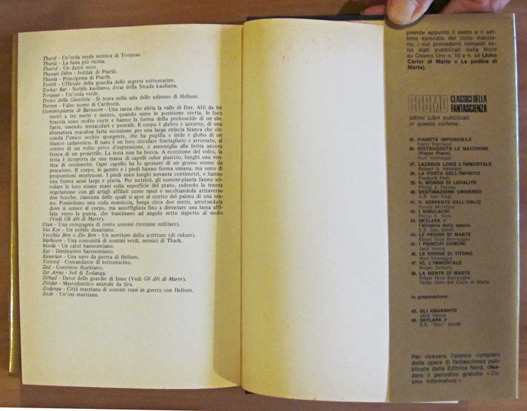 LA MENTE DI MARTE - Cosmo Oro, I ed. 1979