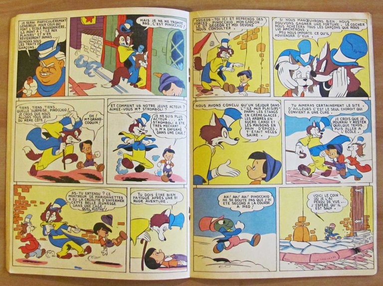 LA MERVEILLEUSE AVENTURE DE PINOCCHIO - Série Mickey, 1965