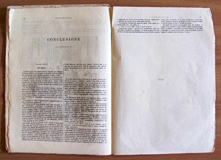 LA MONTAGNA PERDUTA, 1882