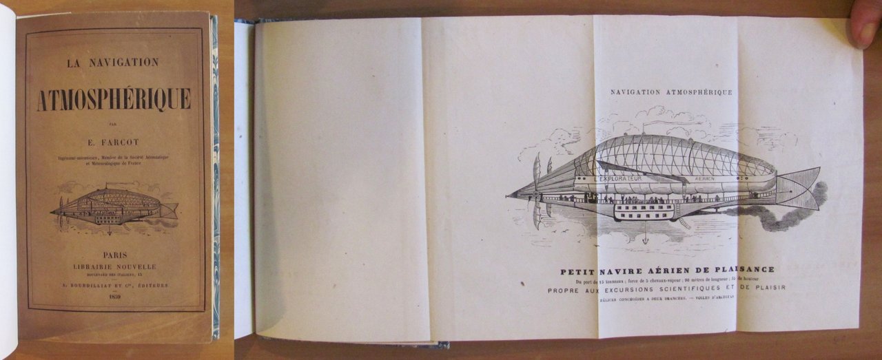 LA NAVIGATION ATMOSPHERIQUE - Librairie Nouvelle, 1859 | Immagine principale