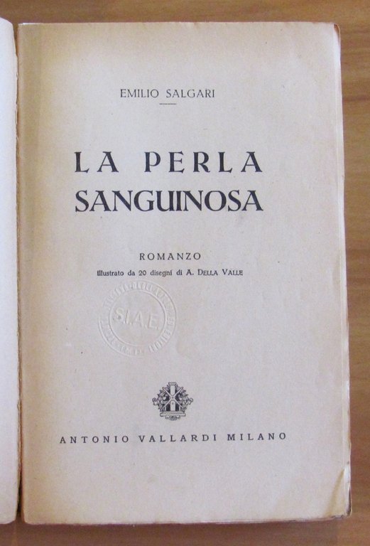 LA PERLA SANGUINOSA, 1946 - ill. DELLA VALLE