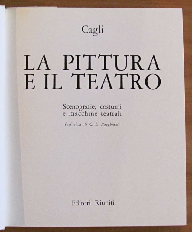 LA PITTURA E IL TEATRO - Scenografie, costumi e macchine …