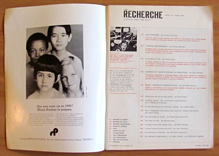 LA RECHERCHE - N.49 Octobre 1974 - LA CHIMIE DU …