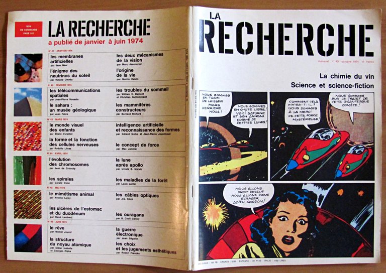 LA RECHERCHE - N.49 Octobre 1974 - LA CHIMIE DU …