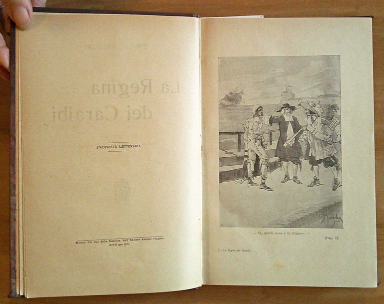 LA REGINA DEI CARAIBI, 1920 - ill. GAMBA