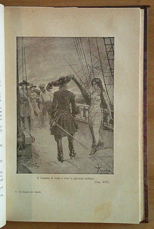 LA REGINA DEI CARAIBI, 1920 - ill. GAMBA