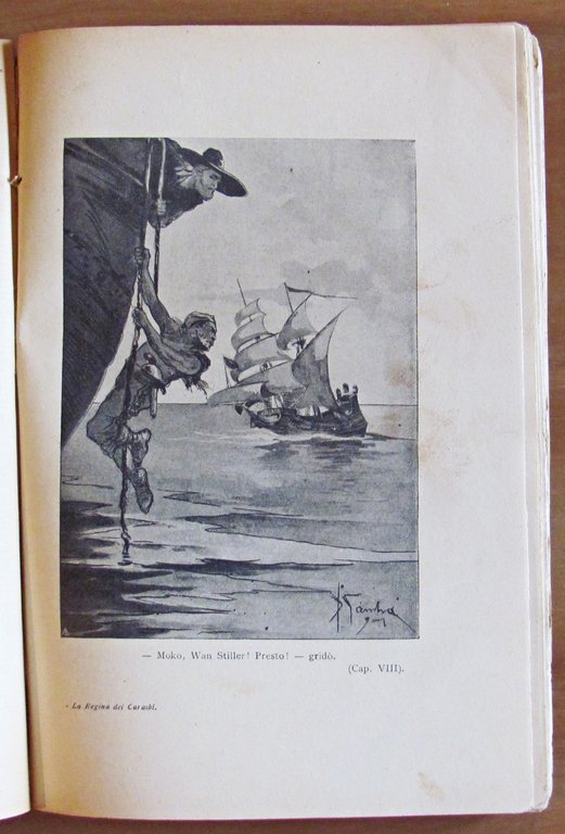 LA REGINA DEI CARAIBI, 1922 - ill. GAMBA