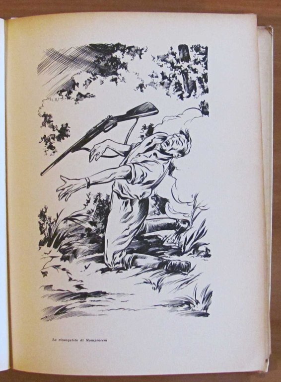 LA RICONQUISTA DI MOMPRACEM, anni '60 - ill. TRINCIA